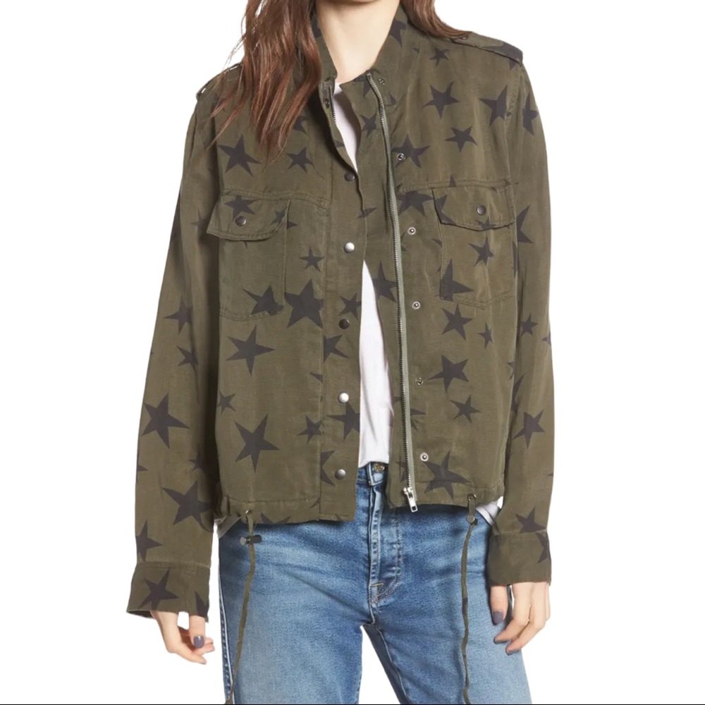 RAILS  women’s Jacket Bromber Dark green w Star Jacket sz S